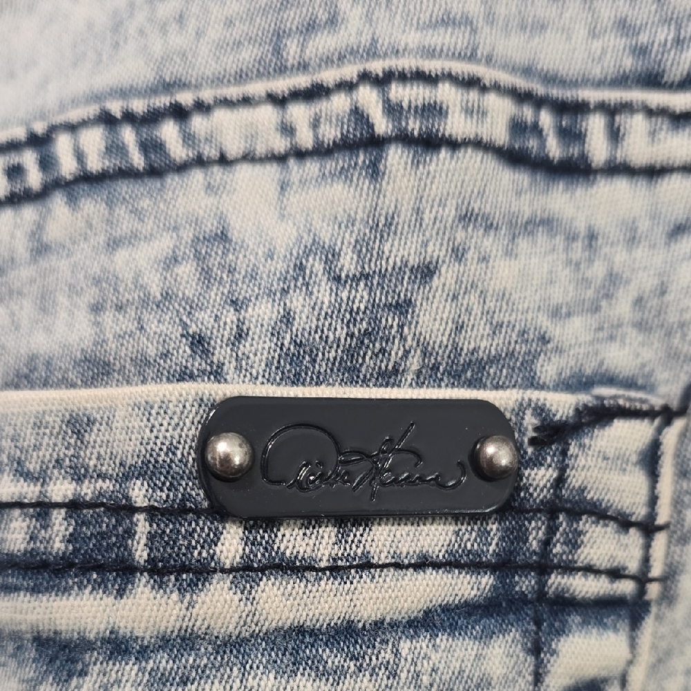 DG2 by Diane Gilman Acid Wash‎ Straight Leg Jeans. Retro 80s Feel Size 12 - Picture 10 of 11